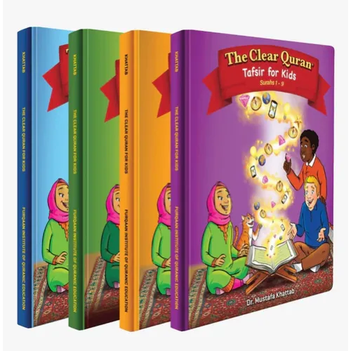 The Clear Quran Tafsir for Kids Set (Vol 1 to 4)